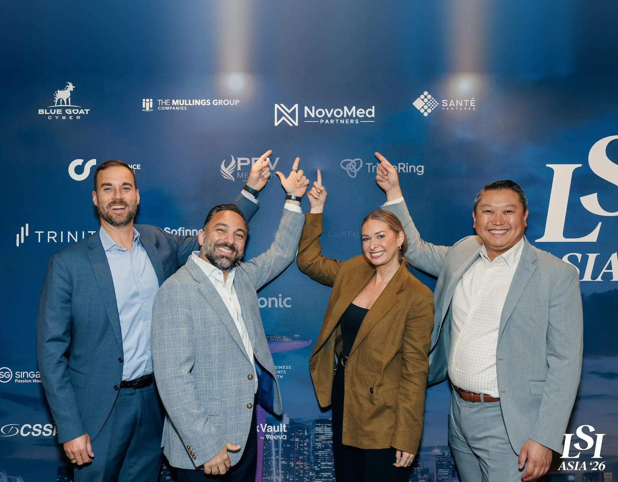 The four founding partners of NovoMed PARTNERS